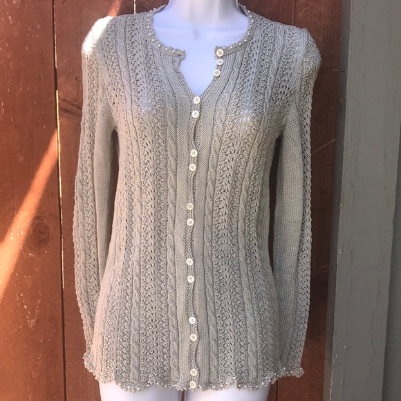 Vintage Edina Ronay Hand Knitted Cotton 